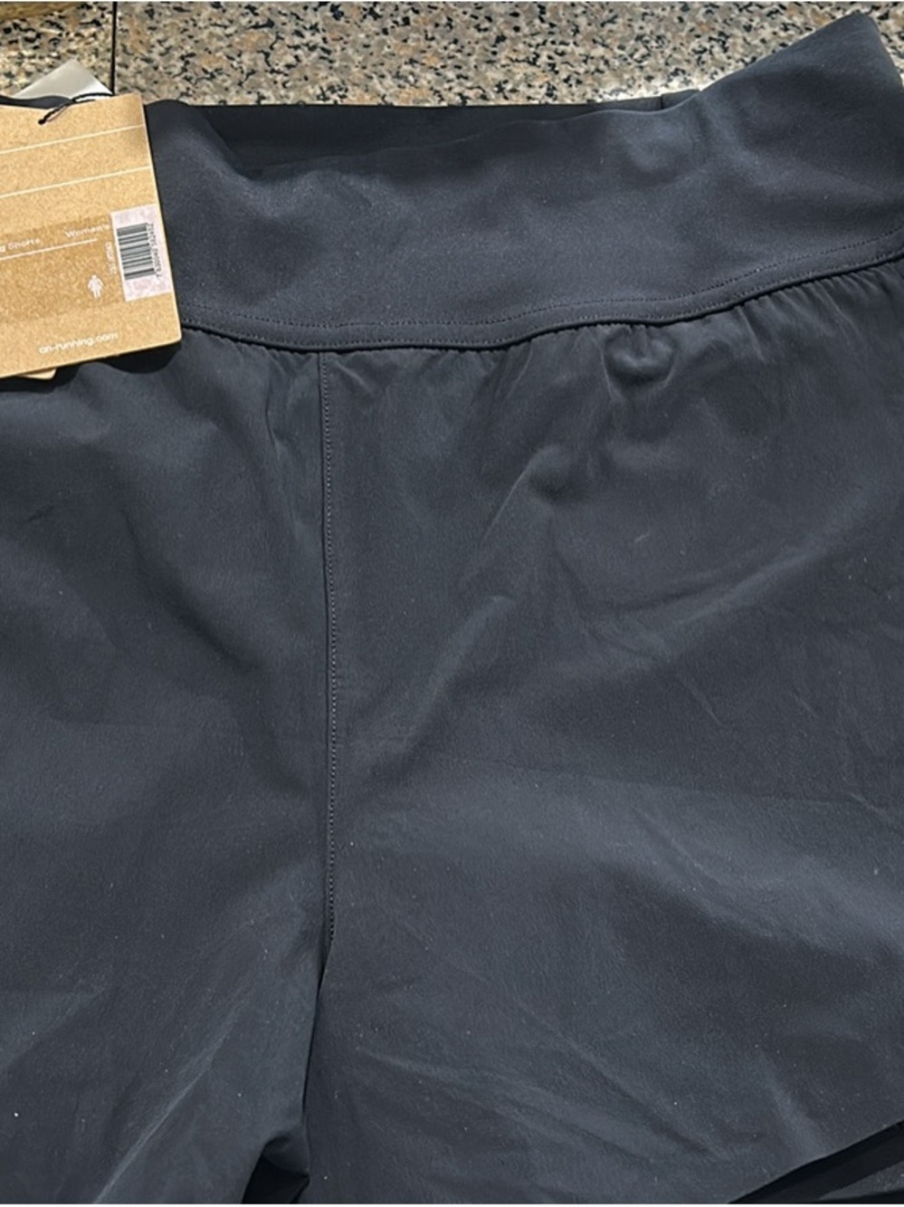 On Running Black Women's Running Shorts